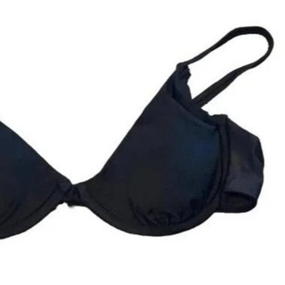 NWT Andie The Sicily Top Underwire Hook Closure Removable Cups XS Black #3690 - Picture 4 of 15